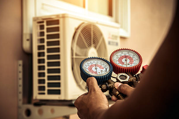 Professional Air Conditioning Service technician working in Chimacum, WA